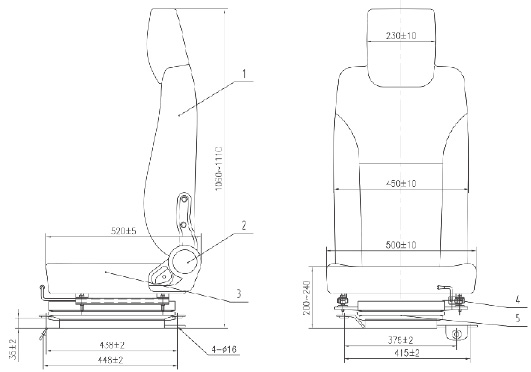 QC-QK型司機座椅-2